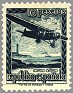 Spain 1939 Airplane 10 Ptas Dark Green Edifil NE 38